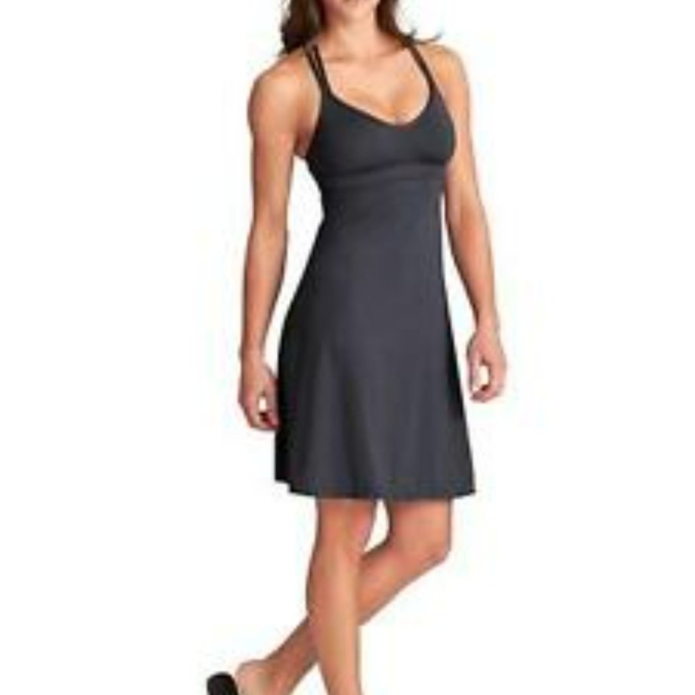 Athleta Gray Coastline Swim Dress Resort Beachwear Athleisure Dress (Size Med)